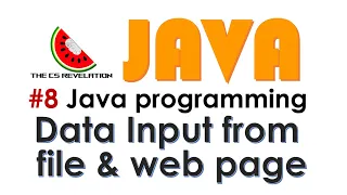 Java 8 Java Scanner Part2 How to input from a text file and a web page