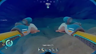 Scanning the VOID LEVIATHAN in Subnautica 2