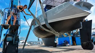 Boat Yard Final SPLASH DAY Now we’re Giving it All Away Sailing GBU