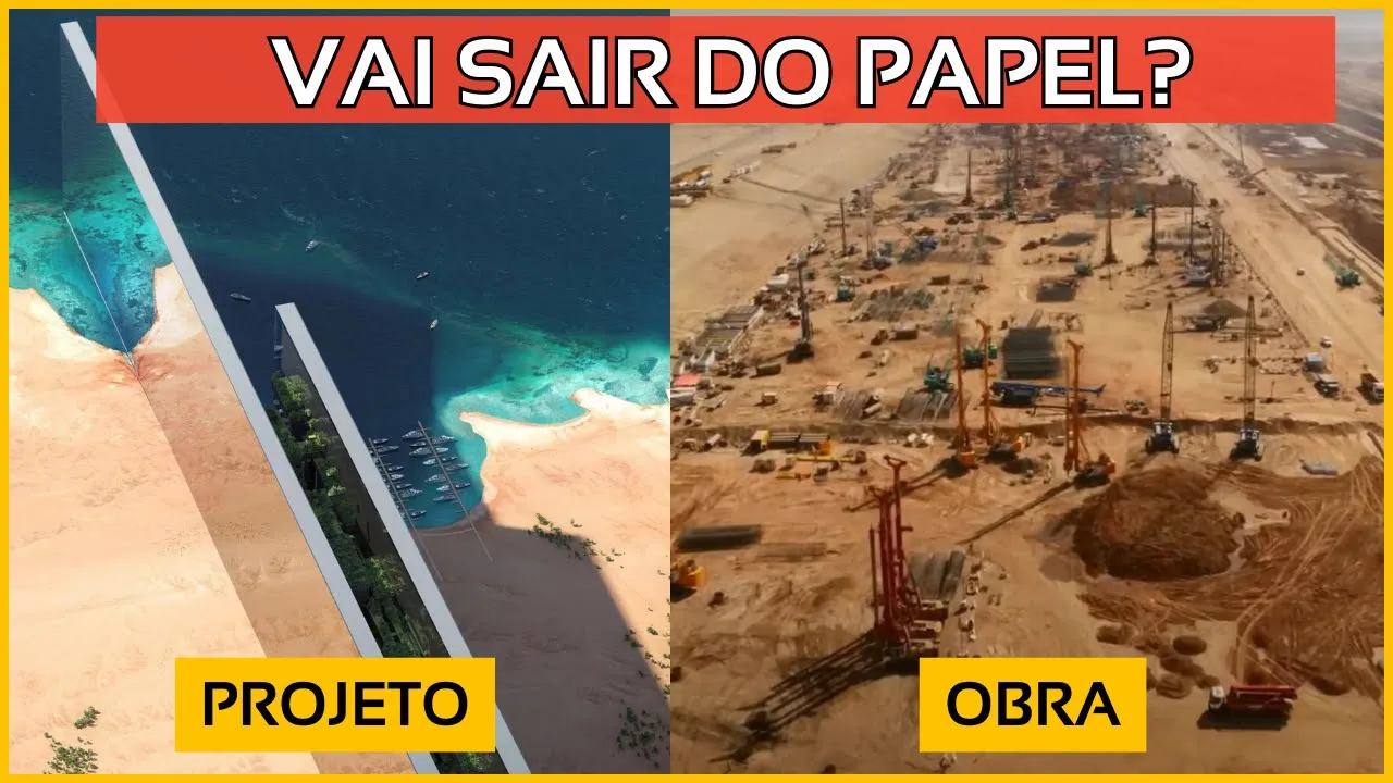 A Engenharia Foi longe demais -  Os novos projetos da Arábia Saudita e Update das Obras do The Line