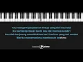 Melukis Senja - Budi Doremi (KARAOKE PIANO - FEMALE KEY)