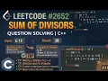 LeetCode 2652 Sum Multiples C Solution Explained