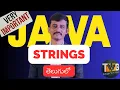 Strings in Java explained in telugu by teluguwebguru Java Strings telugu