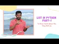 List in Python Part-1 Python for beginners Python in Tamil kalaistechiview4611