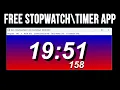Free Stopwatch and Countdown Timer App for Windows