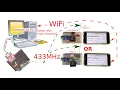 Wireless sensor between PC s Python and STM8S board