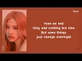 Lagu ROSÉ - not the same (Lyrics)