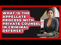 What Is The Appellate Process With Private Counsel In Criminal Defense