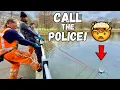 Download Lagu The Most Amazing Criminal Canal Found Magnet Fishing *POLICE ARRIVE*