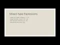 Basic Math Operators and Mixed-Type Expressions - Python Basics Tutorial