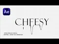 Download Lagu Cheesy Dripping Text Animation | After Effects Tutorial
