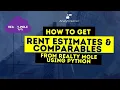 How to Get Rent Estimates Comparables from Realty Mole Using Python Rapid API