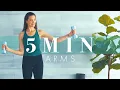 5 Minute Arm Workout Compound Exercises with Dumbbells