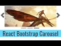 React Bootstrap Carousel How to use react bootstrap and create a carousel with source code 2023