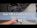 Review TEMOLA Tire Inflator Portable Air Compressor, Air Pump for Car Tires Car Accessories, 150PSI