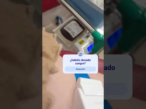 ¿habéis donado sangre?
