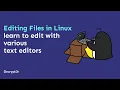 Editing File in Linux with multiple text editors vi command in linux vim how to edit Decrypt3r