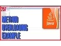JAVA Simple method overloading example