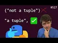 tuples and their syntax quirks beginner anthony explains