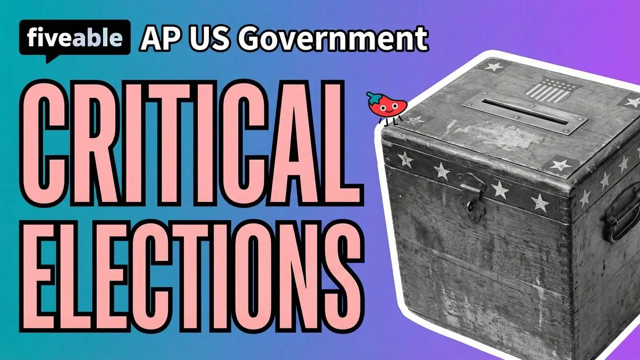AP US Government - Critical Elections & Realignments