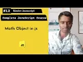 Math Object in JS lecture-12