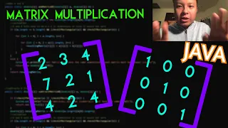 Coding ASMR Lo-fi coding a matrix multiplication program in Java