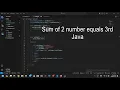 Java program to calculate the sum of two integers return true if the sum is equal to third integer