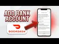 How To Add Bank Account In DoorDash - Step By Step 2026