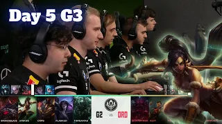 G2 vs ORD - Day 5 LoL MSI 2022 Group Stage | G2 Esports vs ORDER full game