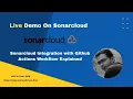 Sonarcloud scan integration using Github action workflow DevSecOps Security
