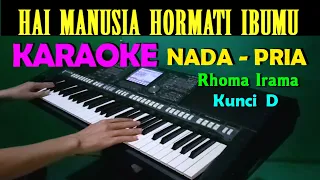 Download KERAMAT - Rhoma Irama KARAOKE Nada Cowok / Pria , HD MP3