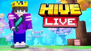 Hive Live Playing With Viewers Minecraft!!