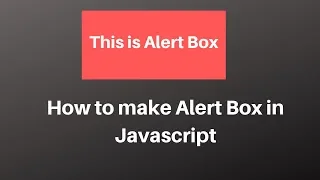 How to use alert box in JavaScript using function calling