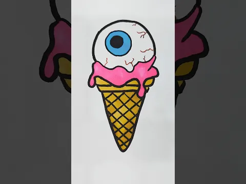 무서운 아이스크림 Scary icecream #눈알 #eyeball #sweet #icecream