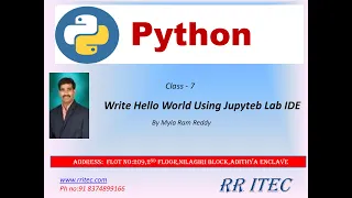 Python Hello World Using JupyterLab