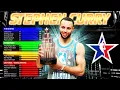 NBA 2K22 STEPHEN CURRY ALL-STAR P BUILD CURRENT GEN