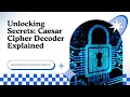 Advanced Cryptography Tool Caesar Cipher Decoder with Real-Time Analysis Smart Detection
