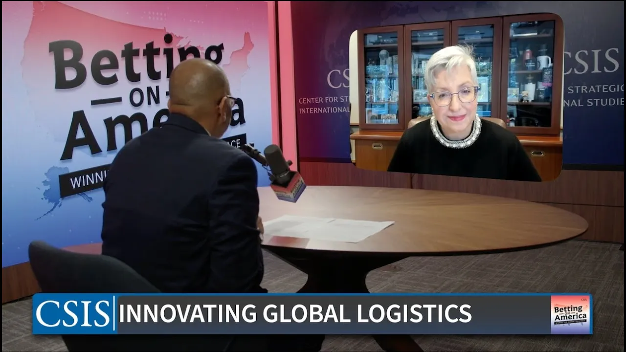Innovating Global Logistics in Uncertain Times featuring UPS CEO Carol Tomé | Betting on America