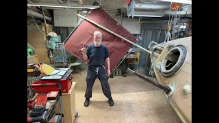 12 March 2024  Testing the aft sail on the foremast