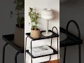 this 39 side table from IKEA is so easy to style and looks so good such a great find