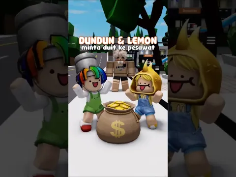 Dundun dan Lemon minta ke Pesawat dikasih beneran 😱