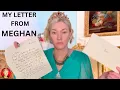 I just received a letter from Meghan Markle like Amanda Hirsch did