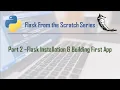 Flask for Beginners Tutorial in Python Part 2 How to Install Flask First Flask App in VS Code