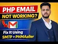 PHP Email Not Working Fix It Using SMTP PHPMailer