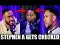Giannis Thanasis PULLS UP CHECKS Stephen A LIVE Face To Face For Being MESSY On ESPN First Take