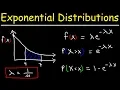 Probability Exponential Distribution Problems