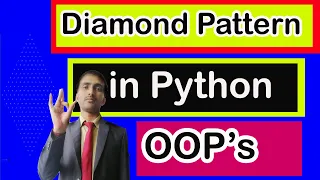 Diamond pattern in python in hindi and english