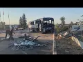 Greyhound bus crash investigation begins in Tulare County