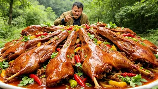 ASMR MUKBANG -Is it delicious to pair konjac tofu with beer-braised duck