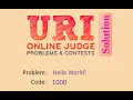 URI online judge 1000 solution Bangla Hello World URI Beginner series